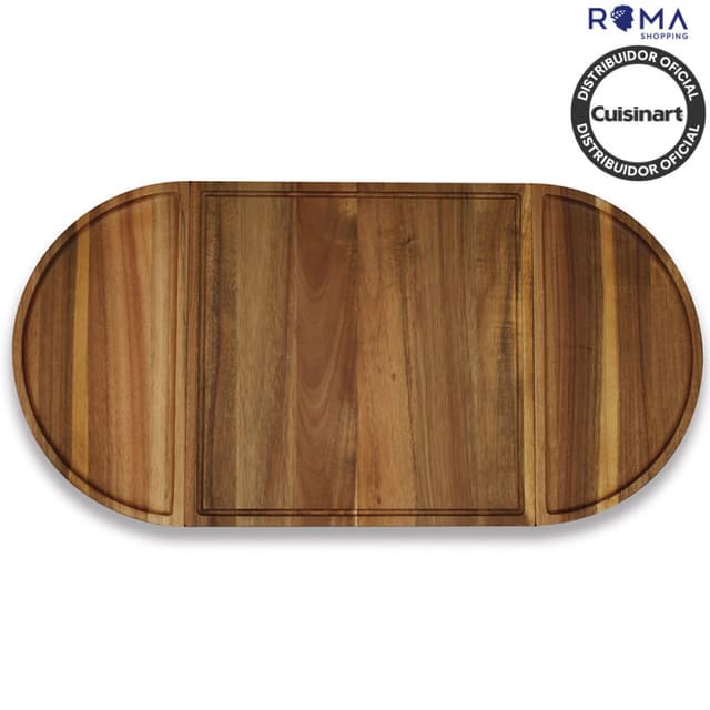 Tábua de Corte Cuisinart Cwb-Amoc Oval Madeira de Acácia 3 Peças