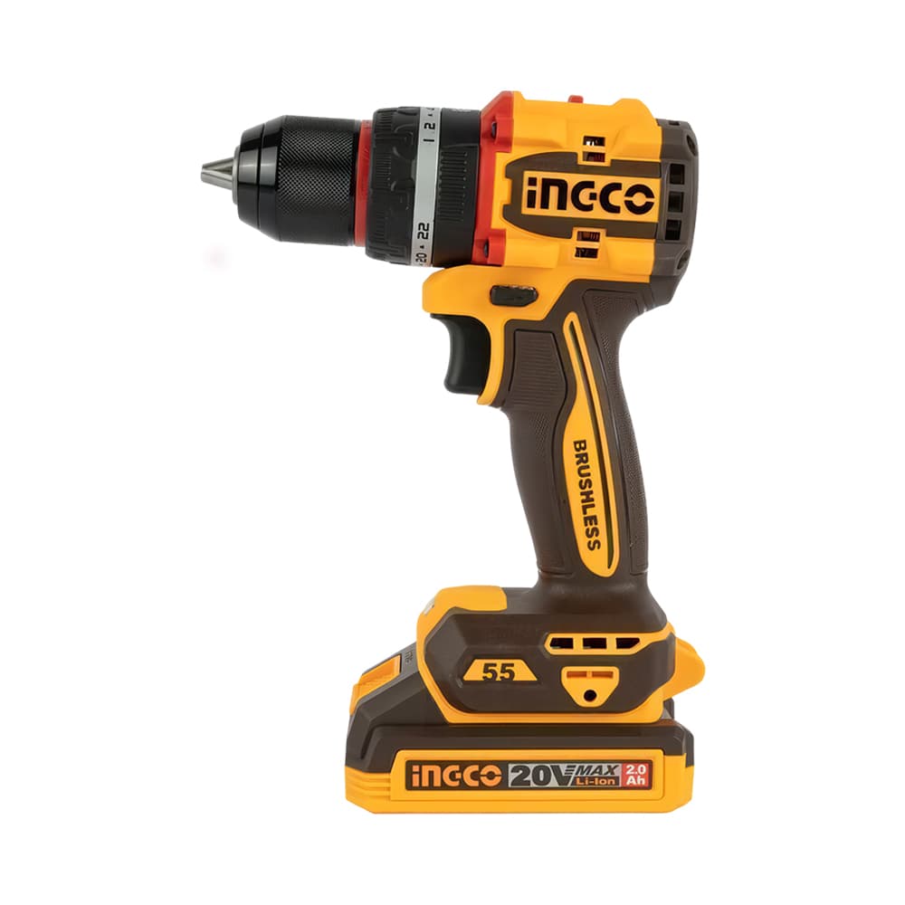 Taladro Percutor Inalámbrico Ingco Cidli20558 20V