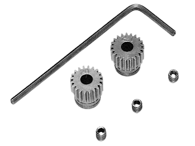 Conjunto de Engrenagens Tamiya 20/21T 0.4 para Tamiya F1