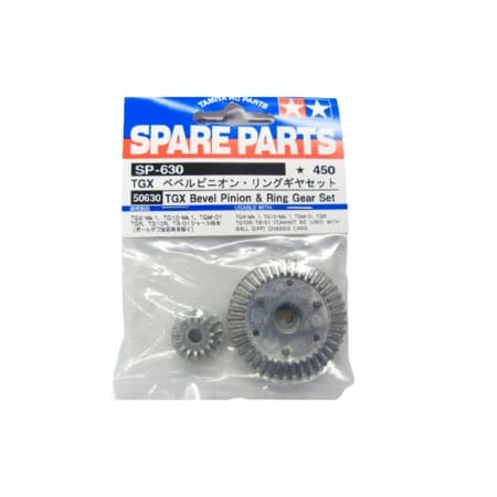 Conjunto de Engrenagens Cônicas e Coroa Tamiya Tgx