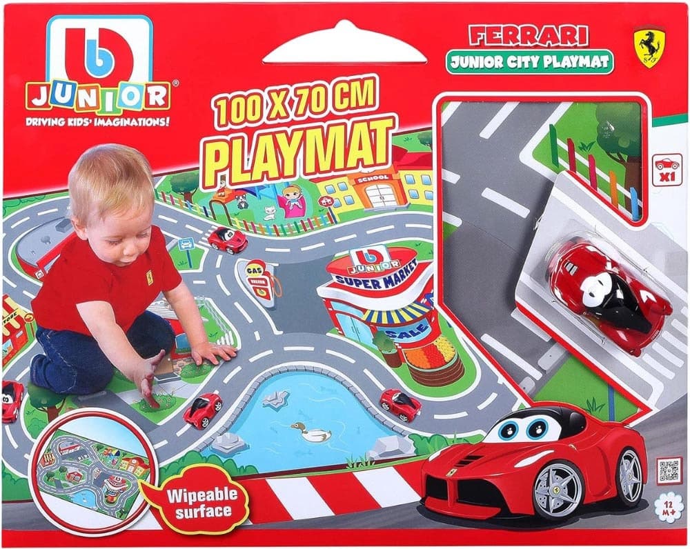 Tapete de Jogos Ferrari Junior City BBJunior