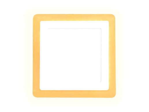 Painel LED de Embutir Taschibra Quadrado 18W + 6W Dual Color