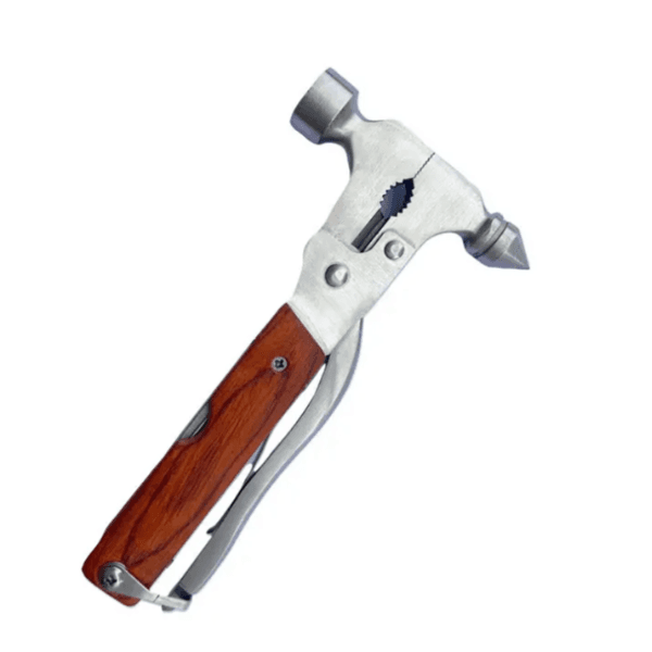 Mini Martelo Multiferramenta Tatico Nf6310 Marrom/Cinza
