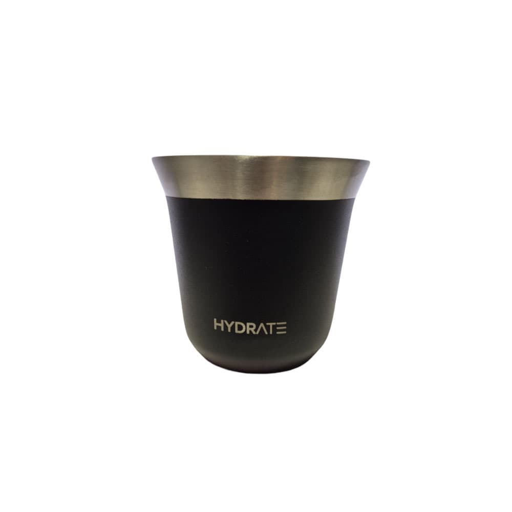 Xícara de Espresso Hydrate 80ml Preta