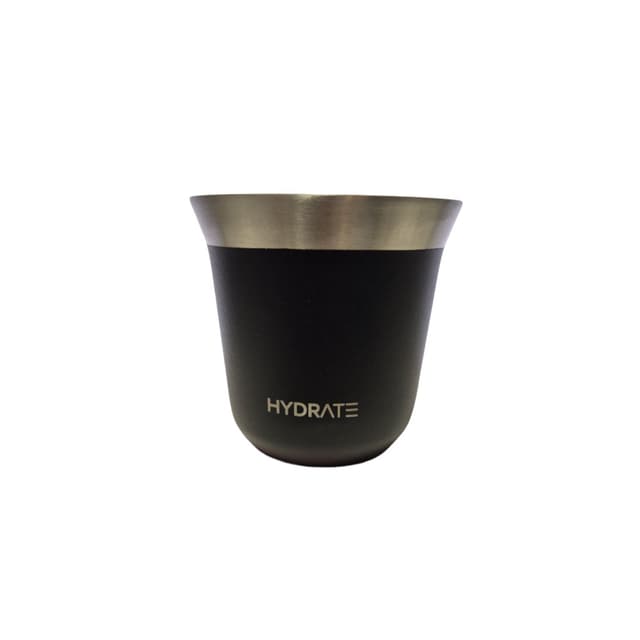 Xícara de Espresso Hydrate 80ml Preta