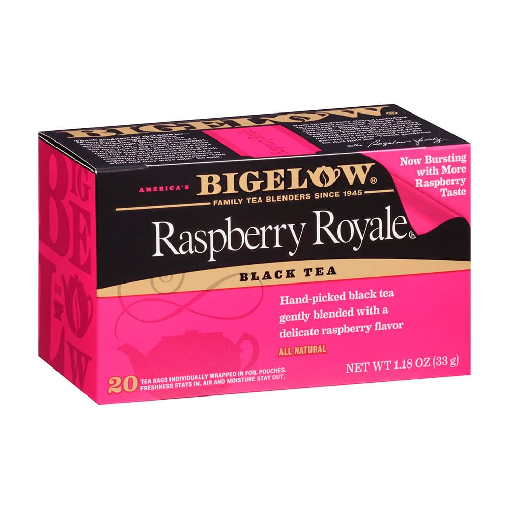 Chá Bigelow Raspberry Royale 20 Sachês