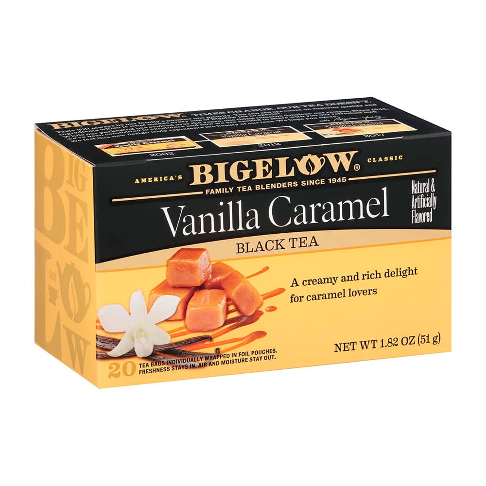 Chá Preto Bigelow Vanilla Caramel 20 Unidades