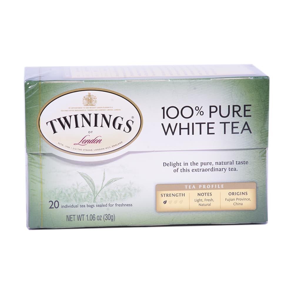 Chá Twinings Pure White (20 Sachês)