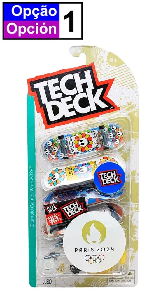 Brinquedo Tech Deck Paris 2024 Spin Master - 6028815 (Diversos)