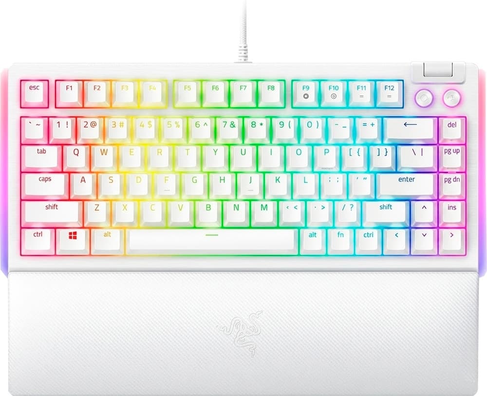 Teclado com Fio Gaming Razer BlackWidow V4 White Edition