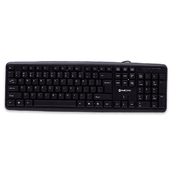Teclado com Fio Mox Mo-K350 USB-A Inglês Preto