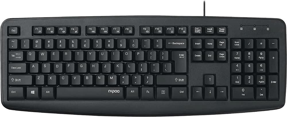 Teclado com Fio Rapoo Nk2600