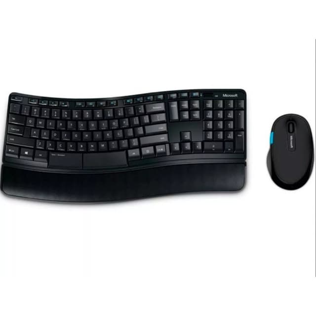 Teclado com Mouse Sculpt Comfort Wireless Microsoft L3V-00004 Preto