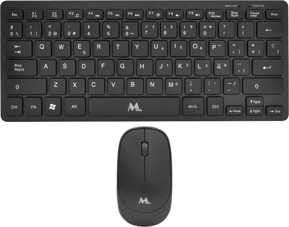 Teclado e Mouse Sem Fio Mtek Km-5276 Preto