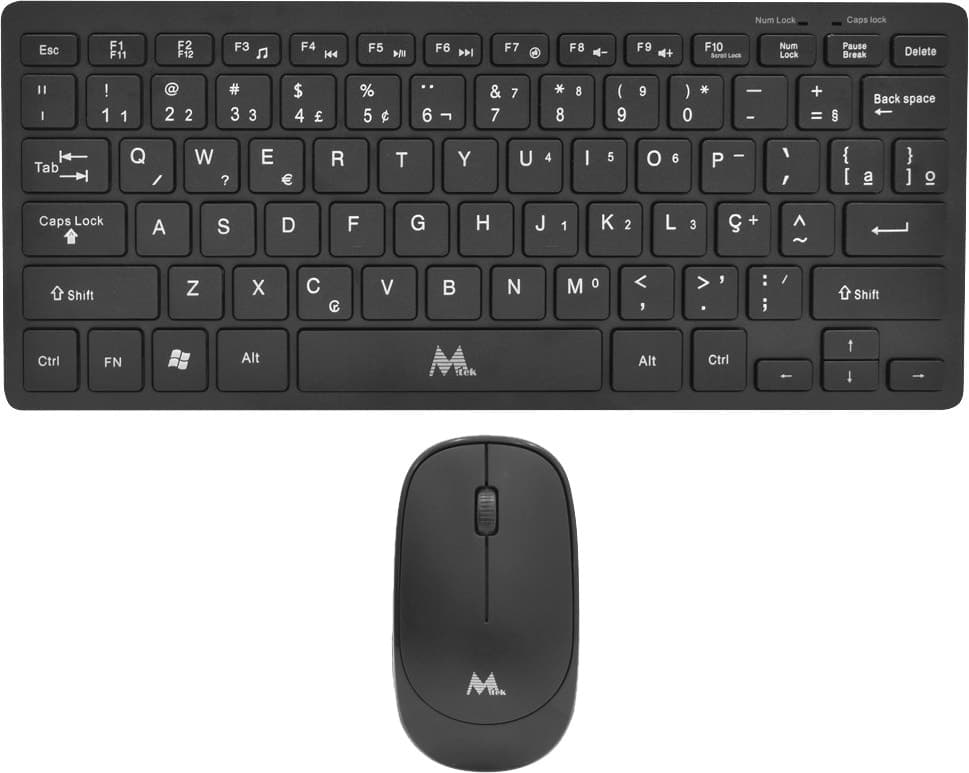 Teclado e Mouse Sem Fio Mtek Km-5276 Preto