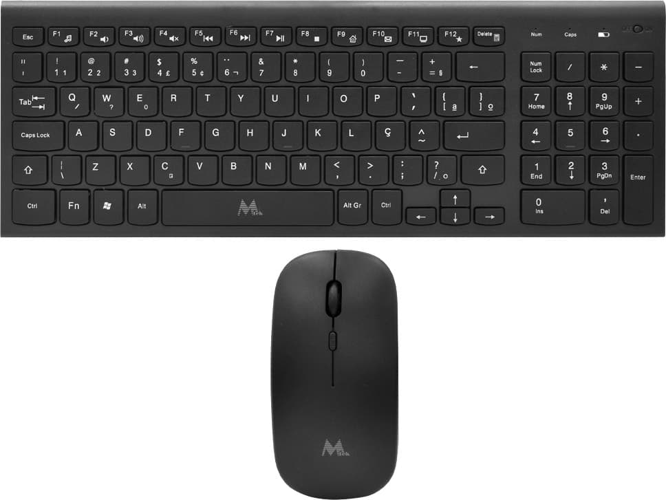 Teclado e Mouse Sem Fio Mtek Km-5515 Preto