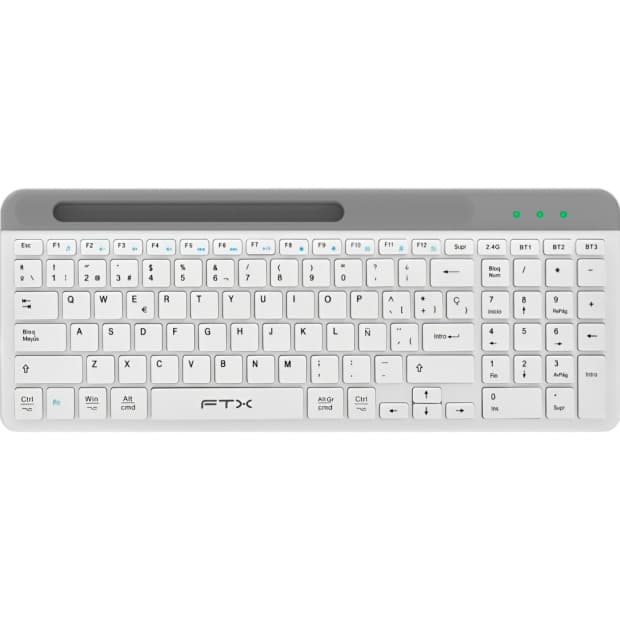 Teclado Ftx Ftxb105 Wireless Port Blanco