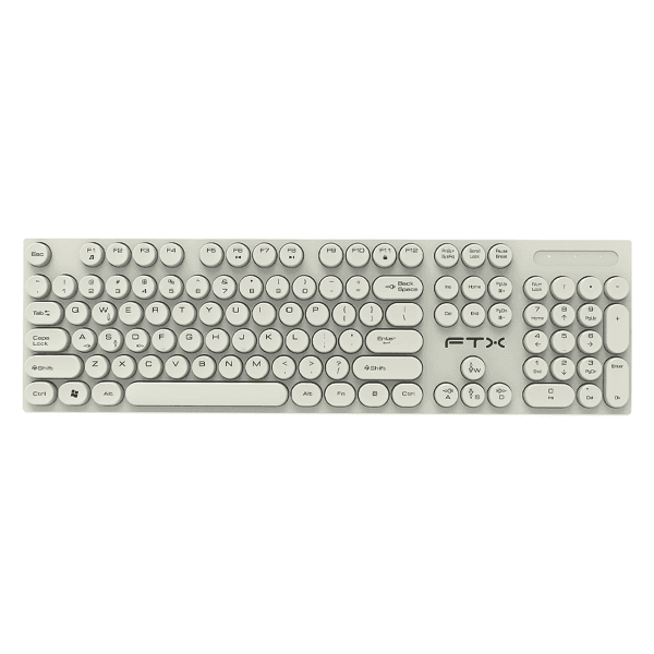 Teclado Ftx Ftxk22 USB Português Branco