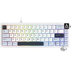 Teclado Gamer Mecânico Ajazz Ak650 Nacodexx Mini USB / RGB / Sea Salt / Inglês - Branco / Azul