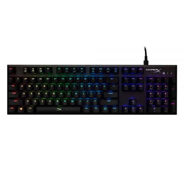 Teclado Gamer Mecânico HyperX Hx-KB1SS2-Us Alloy FPS RGB USB Inglês Preto