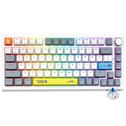 Teclado Gamer Mecânico Onikuma G52 USB / RGB / Inglês - Branco