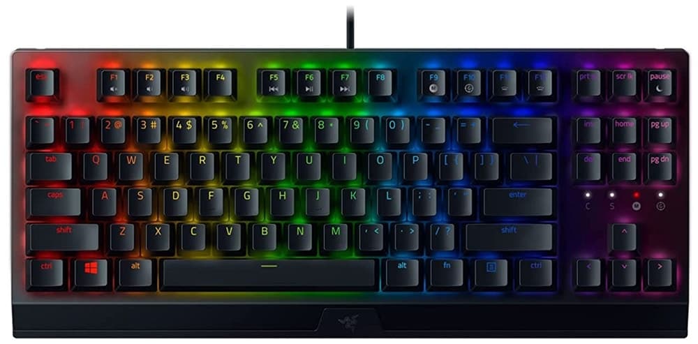 Teclado Gamer Mecânico Razer Blackwidow V3 Tenkeyless USB / RGB / Inglês - Preto (RZ03-03491800-R3M1)