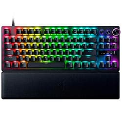 Teclado Gamer Óptico Razer Huntsman V3 Pro Analog USB / RGB / Inglês - Preto (RZ03-04970200-R3U1)