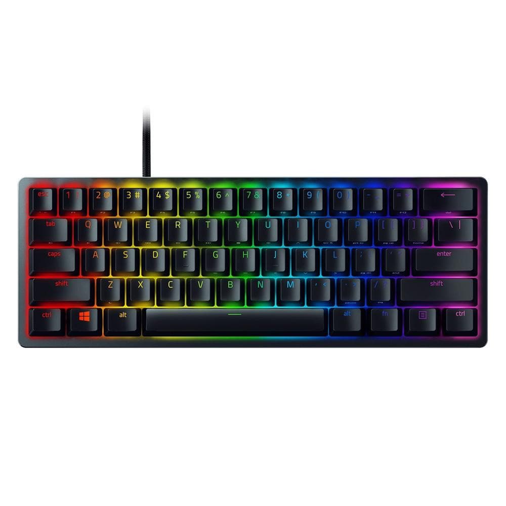 Teclado Gamer Razer Huntsman Mini 60% Interruptor Óptico Linear USB Inglês Eua