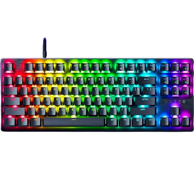 Teclado Gamer Razer Huntsman V3 X Tenkeyless RGB USB Espanhol Preto