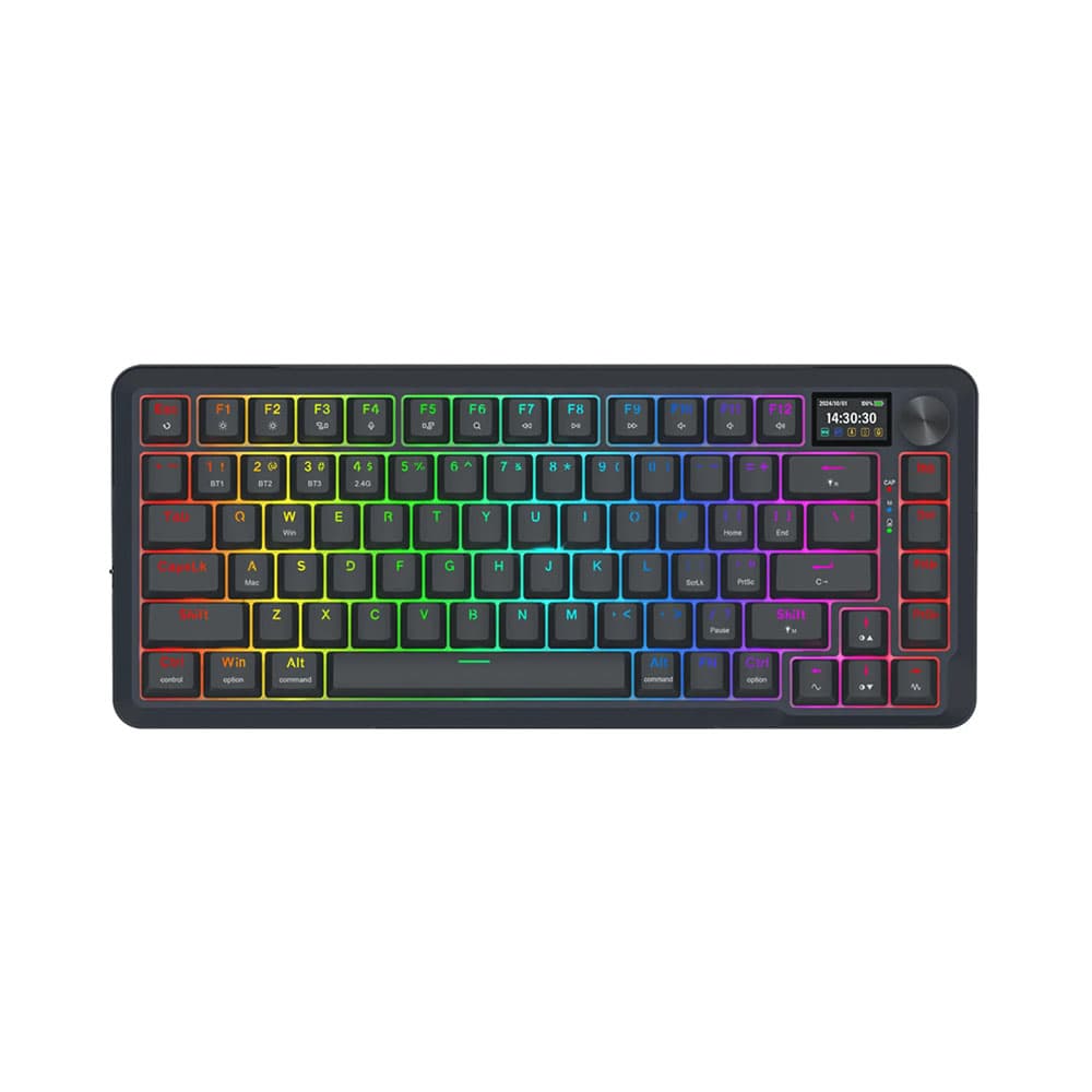Teclado Gamer Redragon K708-RGB-Pro Flekact Pro Preto