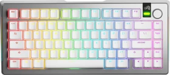 Teclado Gaming Glorious Gmmk 3 Pro He Wireless RGB com Cabo