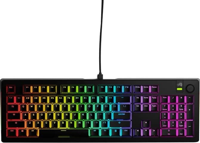 Teclado Gaming Glorious Gmmk 3 RGB Preto - com Cabo