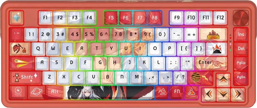 Teclado Mecânico Gamer Redragon Ucal K673AK-RGB Pro BT 2.4GHz