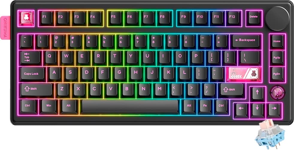 Teclado Gaming Onikuma Whireless RGB Mt706 Black