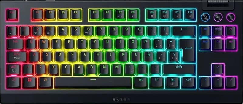 Teclado Gaming Razer BlackWidow V4 Tenkeyless Hyperspeed Wireless