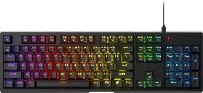 Teclado Mecânico Redragon Argo K670-RGB Preto (Inglês com Fio) Switch Vermelho