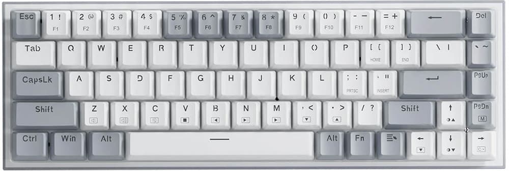 Teclado Gaming Redragon Castor K631WG-RGB (Inglês - com Fio) Switch Red