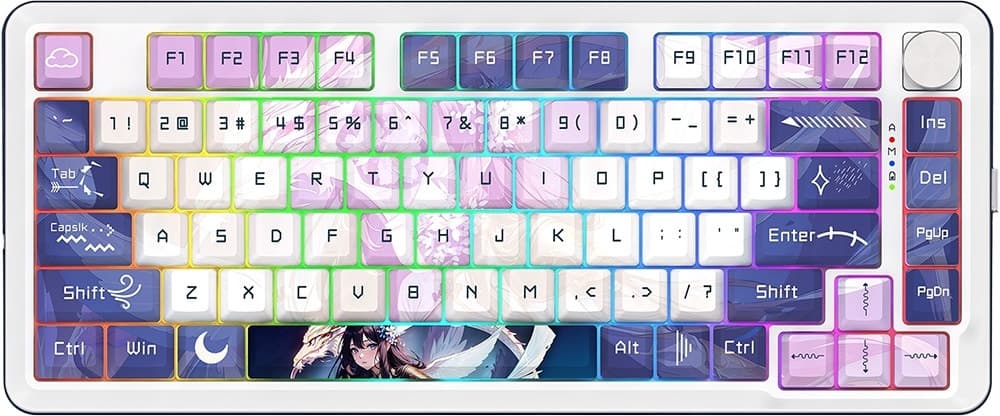 Teclado Gaming Redragon Cyrus Pro K681ACG-RGB-Pro Branco (Inglês - 3 Modos)