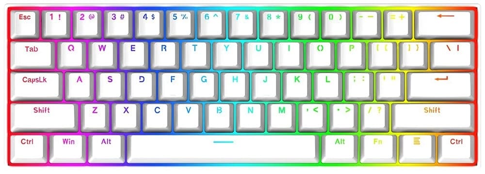 Teclado Gaming Redragon DragonBorn K630W-RGB Com Fio Switch Red