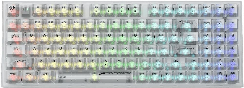 Teclado Gamer Redragon Irelia Pro K658CT-RGB-Pro (Inglês - 3 Modos) Switch Hot-Swap