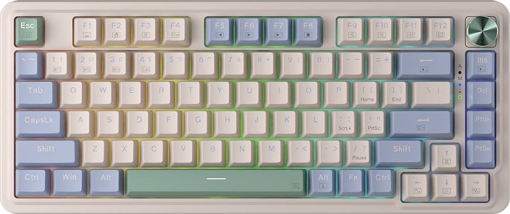 Teclado Gamer Redragon Ucal Pro K673CPG-RGB-Pro Sem Fio Inglês Switch Red