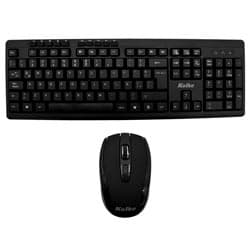 Kit Teclado + Mouse Kolke Kek-195 Wireless Espanhol Preto