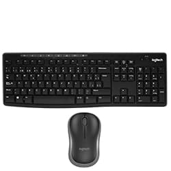 Kit Teclado + Mouse Logitech Mk270 Wireless Espanhol Preto