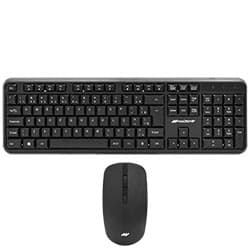 Teclado + Mouse Macrovip MV-MK200WB-BR Wireless / Português - Preto