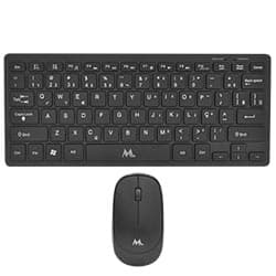 Teclado + Mouse Mtek Km-5276B Sem Fio Português Preto