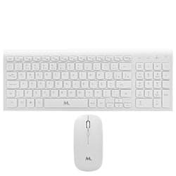 Kit Teclado + Mouse Mtek Km-5515W Wireless Português Branco