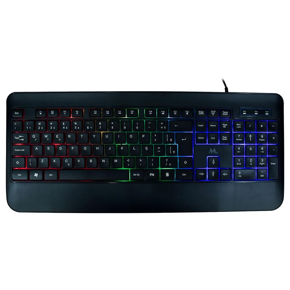 Teclado Mtek Kb-7701LR USB com Backlight
