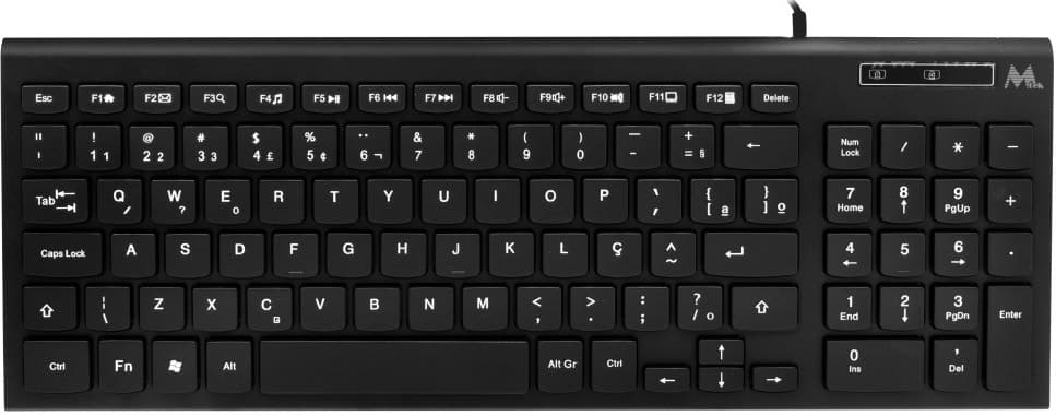 Teclado Mtek Kb-8501C com Cabo Preto (Português)