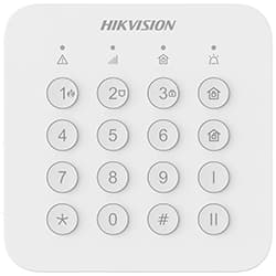 Teclado para Alarme Hikvision AX Home Wireless - Branco (DS-PK201B-WB )
