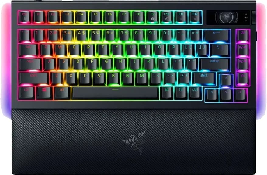 Teclado Razer BlackWidow V4 Pro 75% Rz03-05130200-R3U1 (Inglês - 3 Modos) Switch Orange